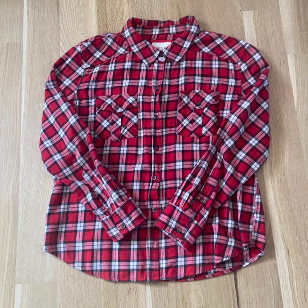 Forever 21 L red plaid flannel. Smoke free
